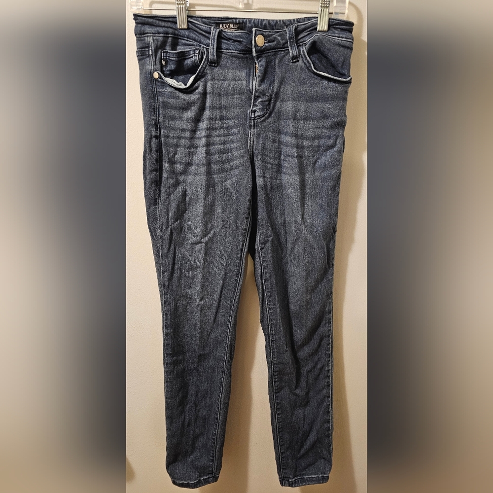 Judy Blue Jeans Women's 7/28 Ankle Skinny Fit Stretch Blue Denim JB8113DK